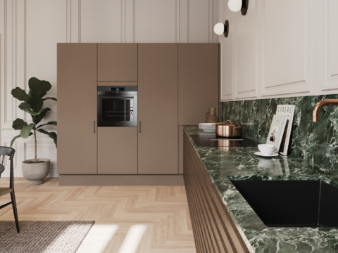 Minimalistisk, klassisk eller moderne stil på kjøkkenet? Hos oss kan du velge mellom kjøkkenfronter i forskjellige materialer og med mange ulike design. Her er guiden som hjelper deg å velge riktig!