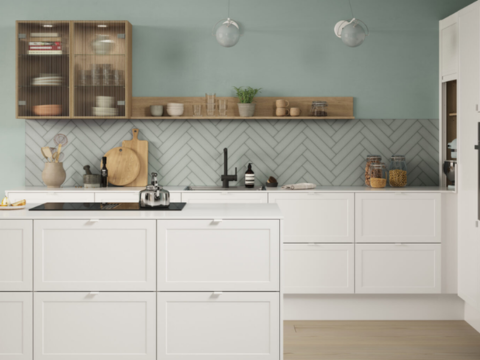 Finn ut hvilket kjøkkenoppsett som passer deg Hvilket kjøkkenoppsett du vil tegne, avhenger av smak, plass og hvor store arbeidsflater du trenger. Her gir vi deg en oversikt over ulike typer kjøkkenoppsett.