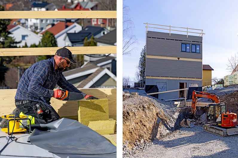 Eplehageutbygging som denne på Grefsenplatået i Oslo er også et typisk prosjekt selv om firmaet er basert i Drammen. Foto: Iteo