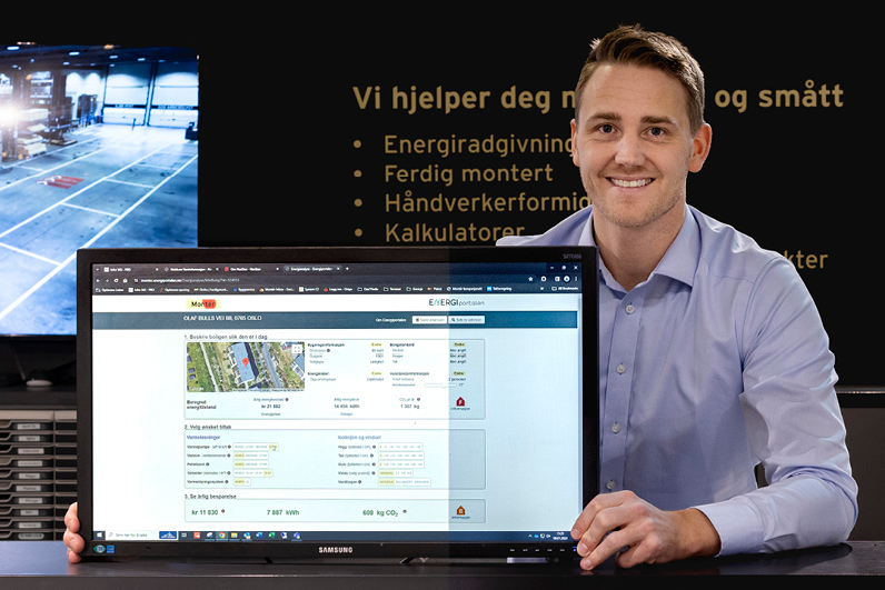 Optimera tilbyr rådgivning om energimerking, Energiportalen og tiltak for energieffektivisering, ifølge Montérs konseptansvarlig for Byggeservice, Christoffer Rukke.