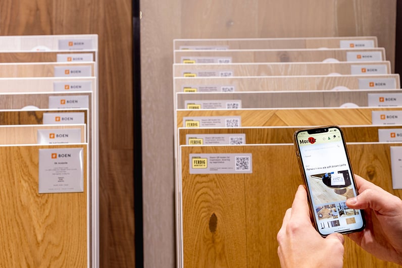 Flere av utstillingene i testlabben har blitt utstyrt med QR-koder. Dette har vist seg å være svært populært.