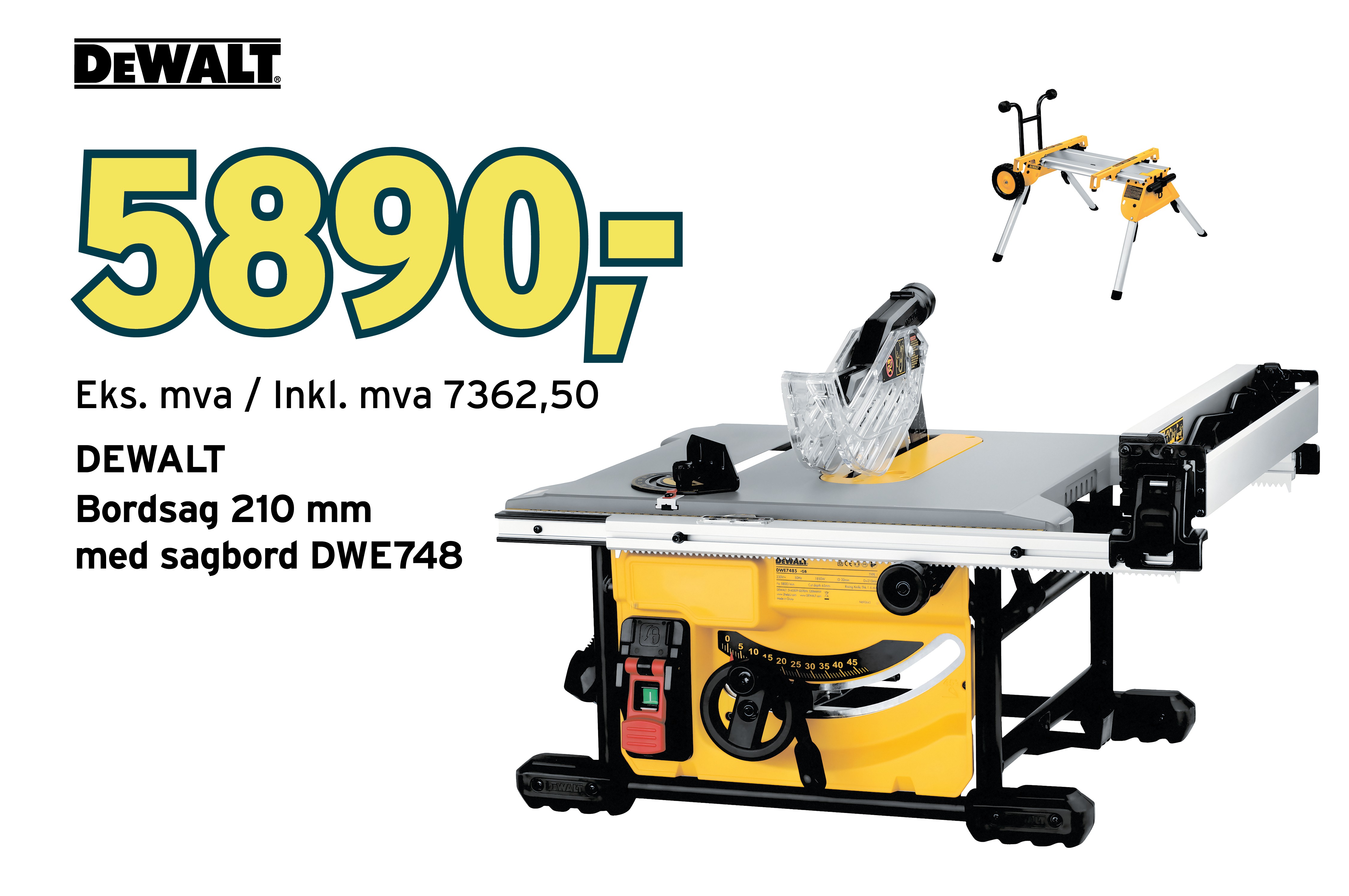 dewalt bordsag