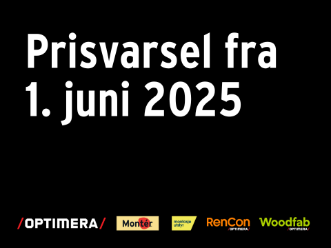 Prisvarsel 1. juni