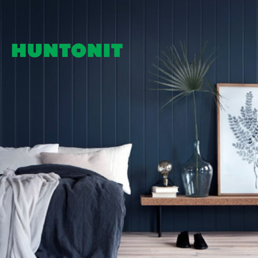 Huntonit er Norges ledende produsent av ferdigmalte høykvalitets trefiberplater til tak og vegg