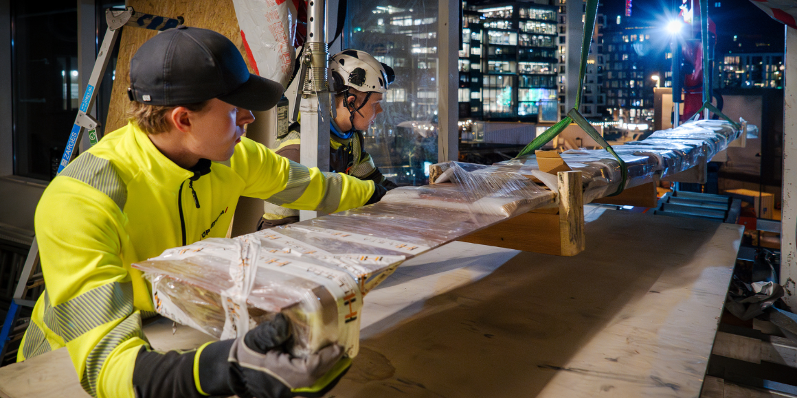 Tryggere byggeplass med proff logistikk