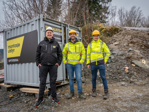 På en moderne byggeplass er tiden knapp og kravene høye. Da gjelder det å ha orden i sakene – bokstavelig talt.