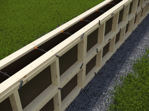 Håndverker som etterisolerer hus med bruk av plateprodukt fra Glava