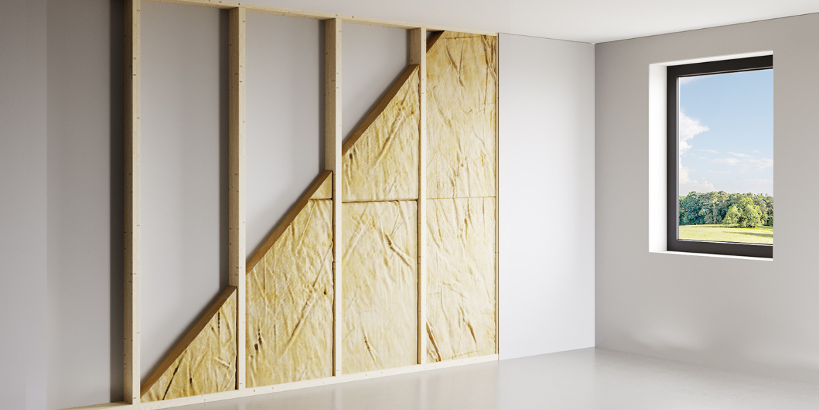 Ultipro stenderverk benyttet i konstruksjon av innervegg.