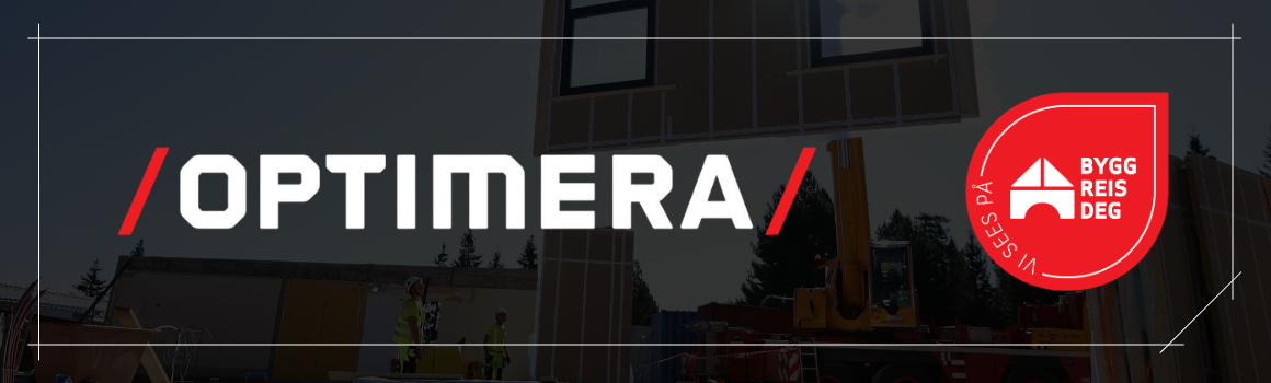Optimera logo - vi sees på Bygg Reis Deg