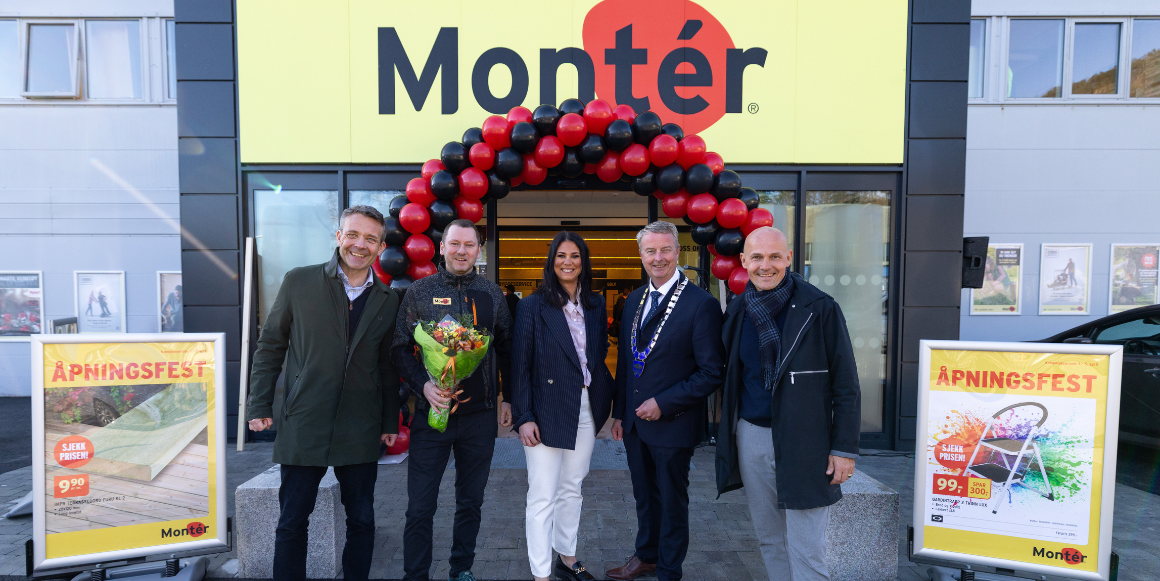 Optimera satser videre i vest: Nytt Montér byggevarehus i Os