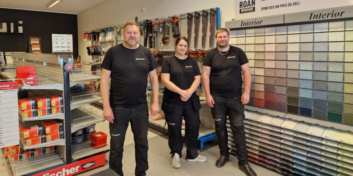 Åpnet ny byggevarebutikk på Fosen med tett Optimera-samarbeid