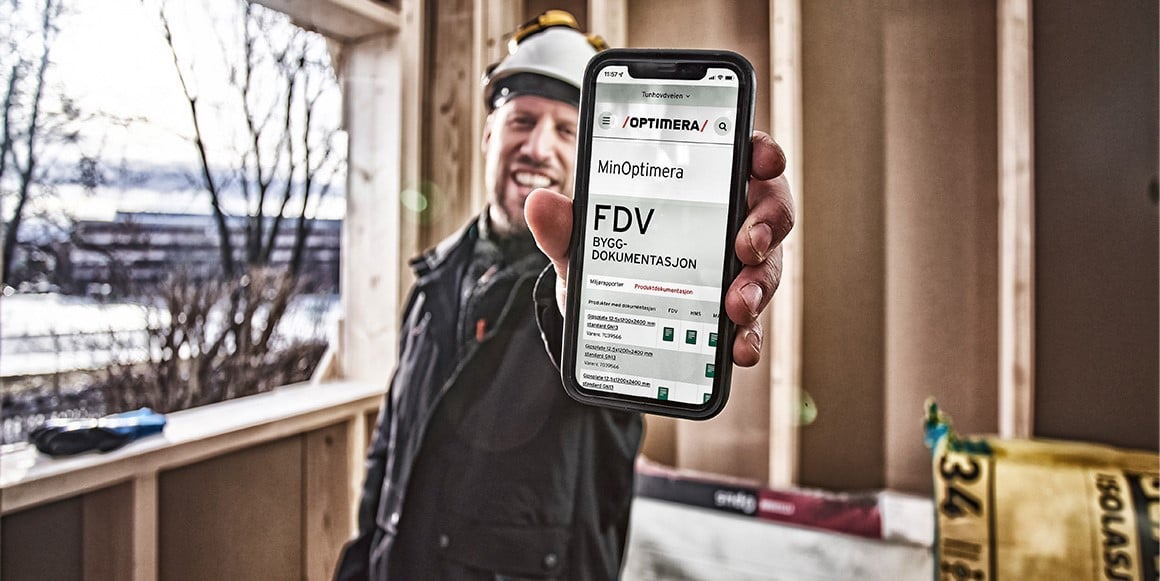 Enklere hverdag med MinOptimera Bestilling av vinduer via MinOptimera – skjermbilde fra plattform