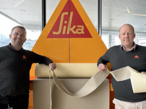 Ansatte i Sika med løsningen for betongkonstruksjoner